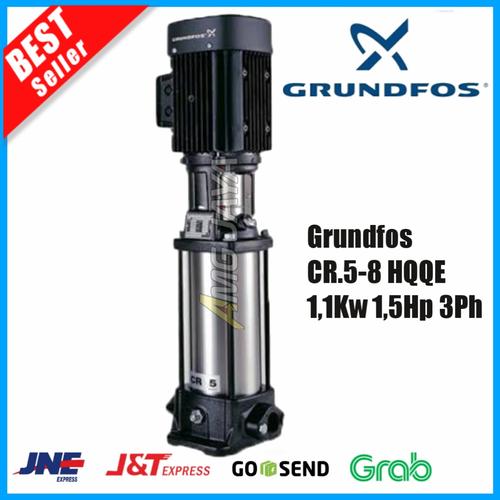 Jual Pompa Air Grundfos CR.5-8 HQQE Pompa Dorong Multistage Pump 1,5Hp ...