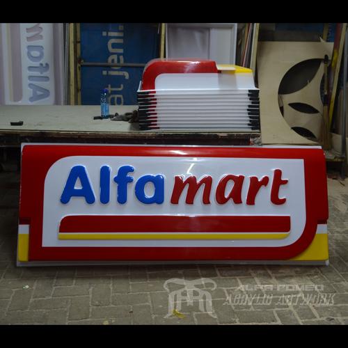 Jual Neon Box Emboss Acrylic Neon Box Emboss Akrilik LED Custom