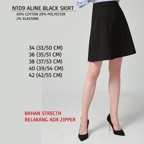 aline black skirt
