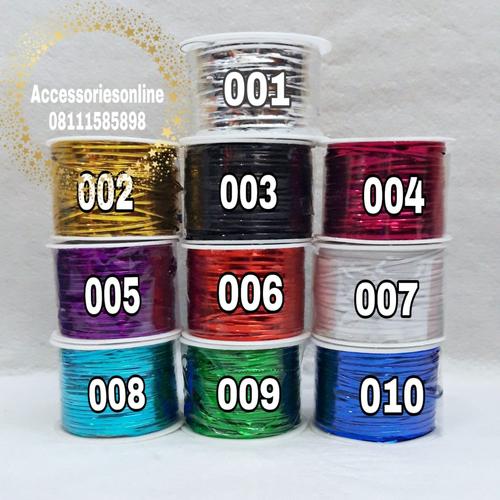 Gambar PROMO!!! Pita kawat mas/pita souvenir /kawat souvenir isi 100 yard - Merah dari accessoriesonline Jakarta Barat Tokopedia