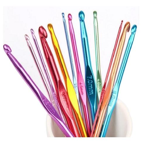 Hook Rajut Jual HAKPEN / JARUM RAJUT / CROCHET HOOK ALUMINIUM - PCS - 2.0mm - Kota ...