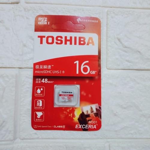 Foto Produk Memory Card Toshiba 16GB MMC 16 GB/ Micro sd dari Raja Aksesoris Grosir