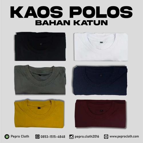Gambar KAOS POLOS COTTON COMBED 30S dari Pepro Cloth Kab. Majalengka Tokopedia