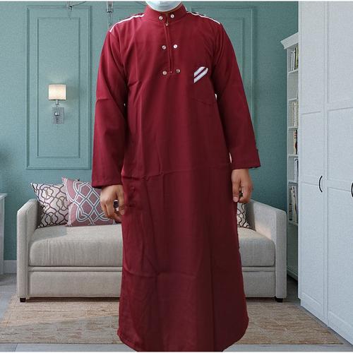Gambar best seller jubah pria dewasa gamis Al.harby - Maroon, S dari buana store20 Kab. Bandung Tokopedia