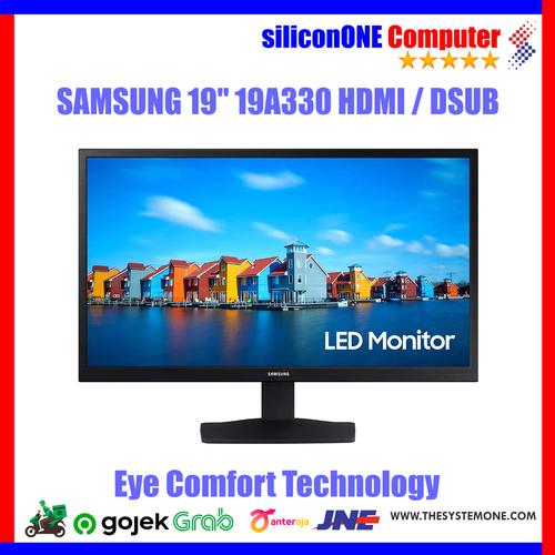 Gambar Samsung 19A330 19" Monitor DSUB HDMI S19A330 dari silicon ONE Computer Kota Bandung Tokopedia