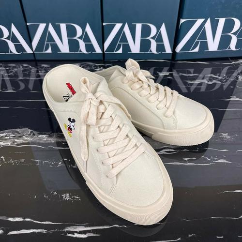 zara white sneakers