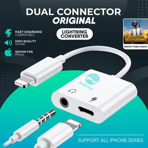 Jual Dual Connector Iphone Lightning 