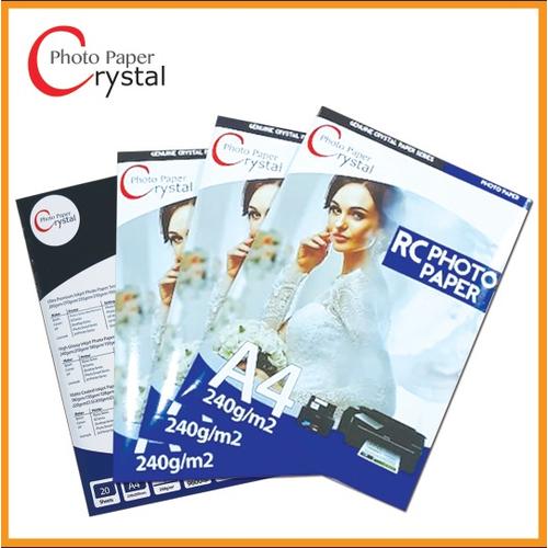 Jual CRYSTAL LUSTER PHOTO PAPER A4 KERTAS FOTO 20 SHEET Glossy Jakarta Barat MasterPlotter