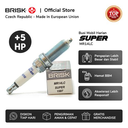 Gambar Busi Mobil BRISK Super MR14LC dari PT Brisk Busi Indonesia Jakarta Utara Tokopedia