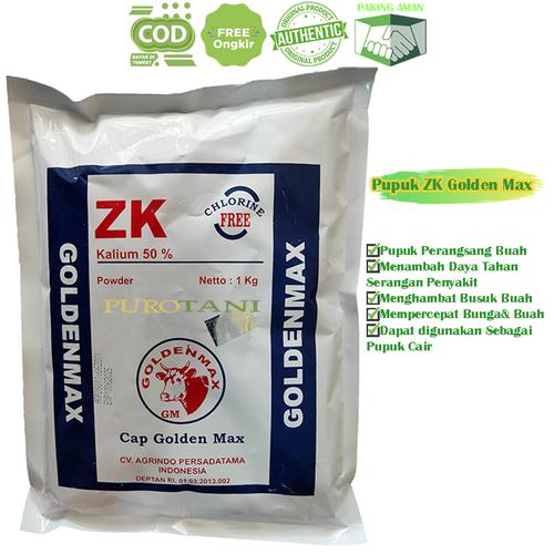 Gambar Pupuk ZK kalium 50% golden max 1kg dari Purotani.ID Kab. Purworejo Tokopedia