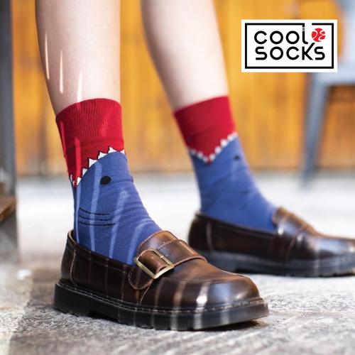 Gambar CoolDeSocks Original | Kaos Kaki Fashion - Shark Bite (Q) dari CoolDeSocks undefined Tokopedia