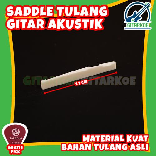Gambar Saddle Gitar Akustik Bahan Tulang Asli Material Kuat Tahan Lama dari gitarkoe Kota Tangerang Selatan Tokopedia
