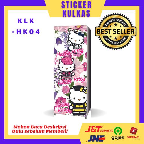 Jual Sticker Kulkas 1 Pintu motif Hello Kitty / KLK1P-HK / Printing ...