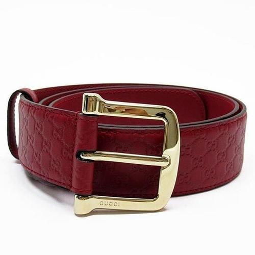 Gucci Microguccissima Woman belt red 