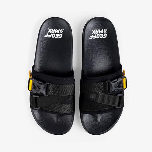 Gambar Geoff Max Official - Xenia Black Yellow | Slippers | Sandal Pria - 36 dari Geoff Max Official Kota Bandung Tokopedia