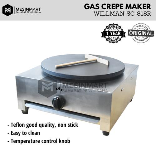 Gambar Gas Crepe Maker Mesin Crepes WILLMAN SC-818R GARANSI dari MesinMart Jakarta Timur Tokopedia