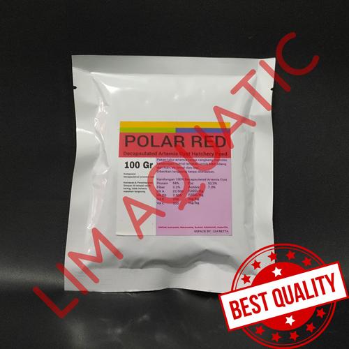 Jual POLAR RED REPACKING 100 GRAM / ARTEMIA SHELL FREE POLAR RED ...