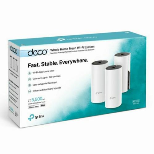 Gambar TP-Link Deco M4 AC1200 Whole Home Mesh Wi-Fi System router 3 Pack dari SJFamily Jakarta Pusat Tokopedia