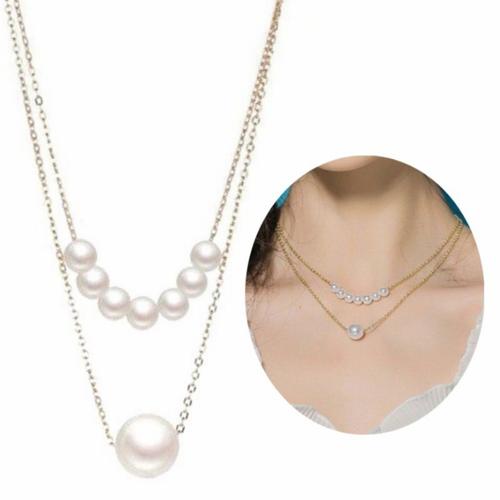 Jual Evelyn Pearl Korean Necklace 