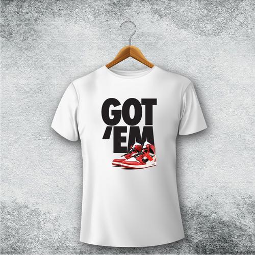 Jual Kaos T-Shirt Got'em AJ 1 OW Premium Quality DTG - Putih, XL - Kota  Tangerang Selatan - tigalaki | Tokopedia