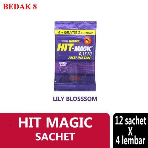 Jual Obat Nyamuk Bakar Kertas Asap HIT Magic Sachet/ Renceng isi 12 ...