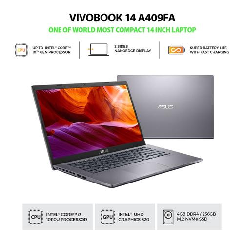 Foto Produk ASUS A409FA-FHD322 - i3-10110U, 4GB, 256GB, 14″, W10, OHS 2019 dari Anandam Computer