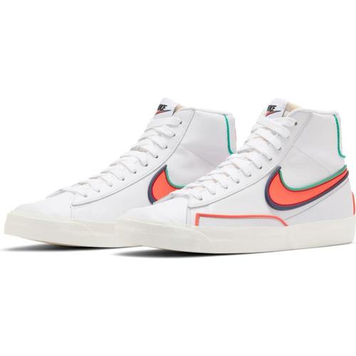 nike blazer white bright crimson