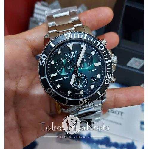 Jual Tissot Seastar 1000 Quartz Chronograph Green T120.417.11.091.01 -  Jakarta Barat - toko mahkota LTC | Tokopedia