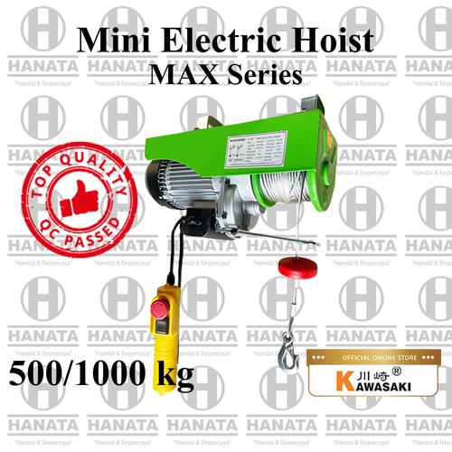 Foto Produk Kawasaki Mini Electric Hoist 1F 500/1000 Kg x 30/15 M (GARANSI 1TAHUN) dari Hanata Lifting Official