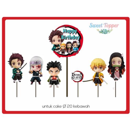 Jual [HIASAN CAKE] Topper Demon Slayer - Kab. Bandung - Sweet Topper ...