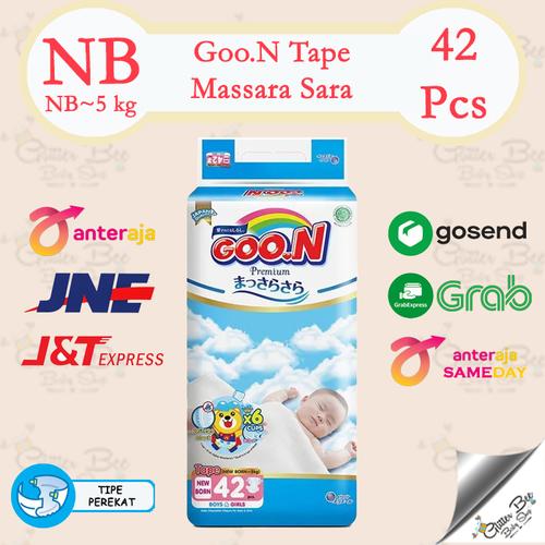 Gambar Goon Goo.N Massara Sara Popok Tape/Perekat NB NewBorn (42) dari Glitter Bee Jakarta Utara Tokopedia