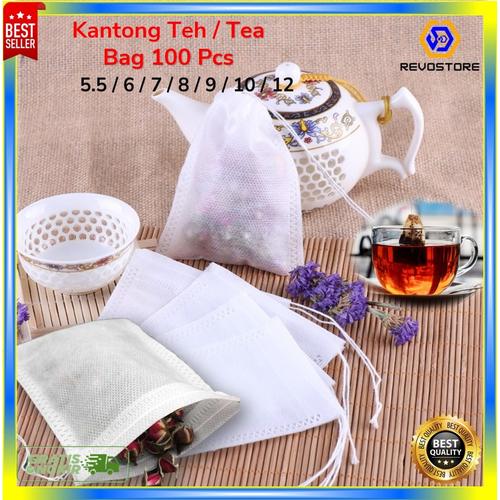 Foto Produk Kantong Teh Celup 100 PCS / Paper Bag Tea / Filter Kertas Teh 100 PCS - 5.5 X 7CM dari REVOSTORE Mart