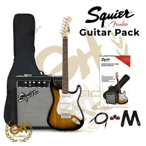 Gambar Squier Bullet Stratocaster Guitar Pack w/Gigbag & Frontman 10G - Hitam dari GH MUSIC STORE Kota Tangerang Selatan Tokopedia