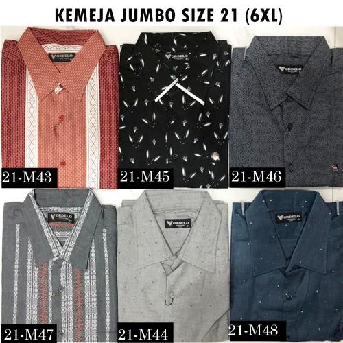 Foto Produk VM Kemeja JUMBO Tangan Pendek - Kemeja BIG Size 6XL dari VM VanMarvell