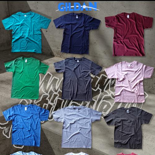 Jual T-shirt Gildan Premium Cotton 
