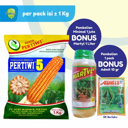 Gambar Benih Jagung PERTIWI 5 1kg dari benihmart.id Kota Surabaya Tokopedia