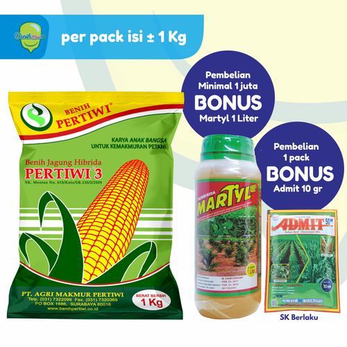 Gambar Benih Jagung Hibrida PERTIWI-3 1Kg dari benihmart.id Kota Surabaya Tokopedia