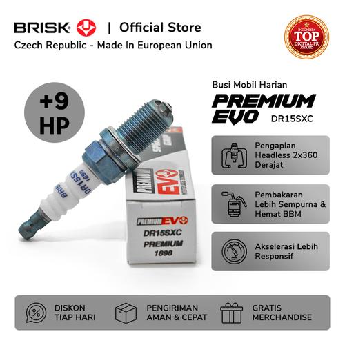 Gambar Busi Mobil BRISK Premium EVO DR15SXC dari PT Brisk Busi Indonesia Jakarta Utara Tokopedia