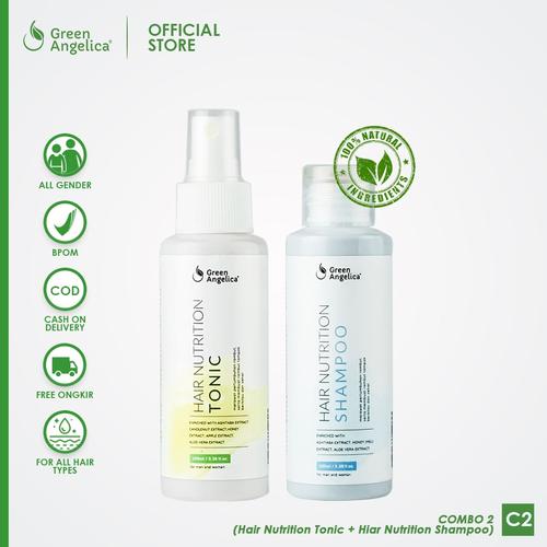 Gambar Paket Combo 2 Green Angelica - Obat Rambut Botak dan Rontok dari GreenAngelica Official Kota Surabaya Tokopedia