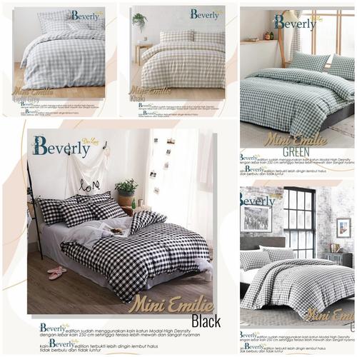 Foto Produk Bad Cover Set Sprei Katun motif kotak Flanel - 160x200 dari Elica.shop