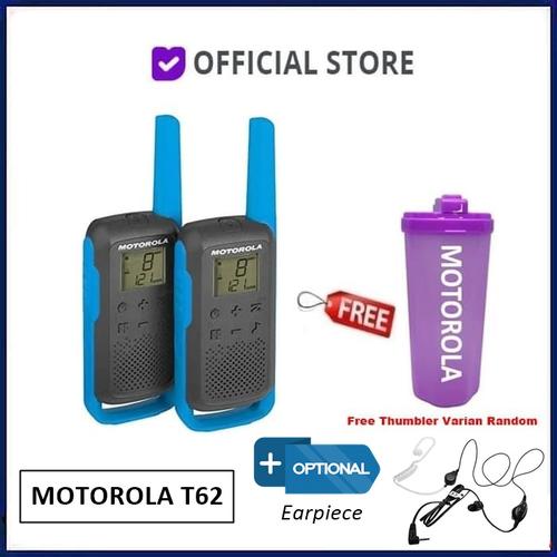 Foto Produk Motorola T62 Walkie Talkie Motorola Talkabout T62 T 62 - T62 Free, Thumbler Only dari DUNIA COMPUTER & SERVICE
