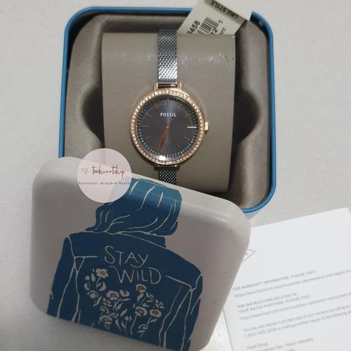 Jam Tangan Fossil BQ3458 Rosegold Grey 