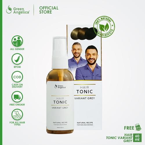 Gambar Obat Penghitam Uban Rambut - Green Angelica Hair Tonic Grey 60 ml dari GreenAngelica Official Kota Surabaya Tokopedia