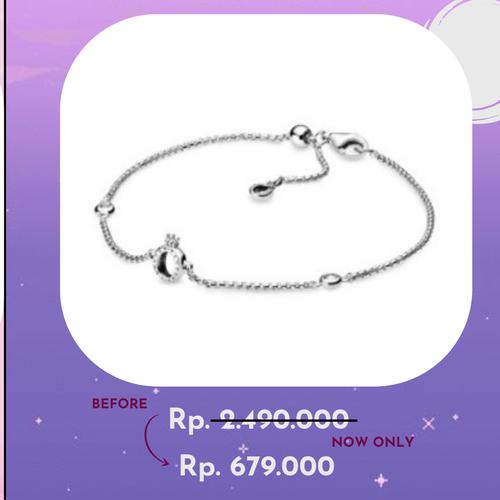 Jual Pandora Sparkling Crown O Chain 