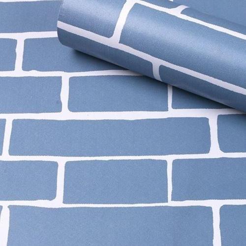 Jual Wallpaper Sticker Dinding Bata Biru Jakarta Barat Wallpaper Sip Tokopedia