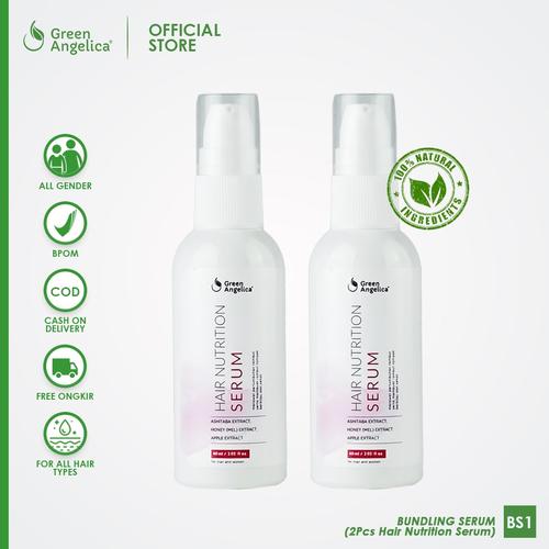 Gambar Vitamin Rambut Rusak dan Rontok - Green Angelica Hair Serum 60ml x 2 dari GreenAngelica Official Kota Surabaya Tokopedia