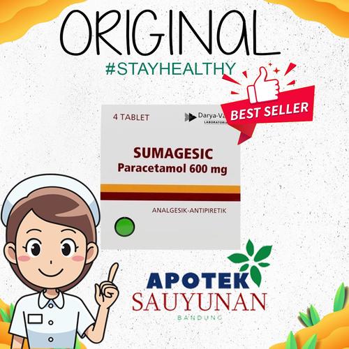 Jual SUMAGESIC PARACETAMOL 600mg ISI 4 TABLET - Kota Bandung - Apotek ...