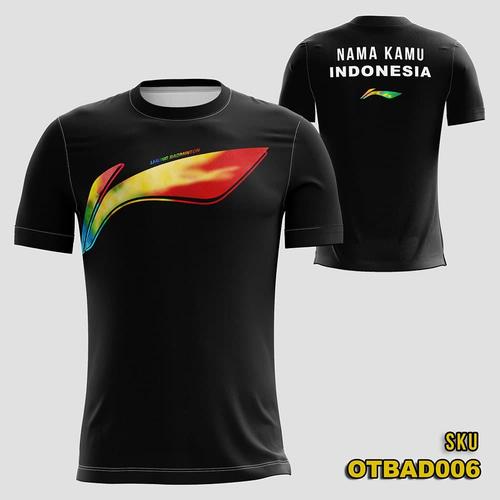 Gambar BAJU KAOS JERSEY BULUTANGKIS LINING BADMINTON CUSTOM ADA SIZE JUMBO - OTBAD006, XS dari WF-Cloth Kota Semarang Tokopedia