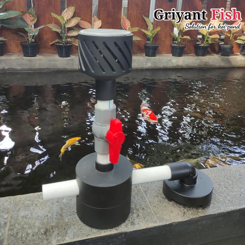 Jual Set Instalasi Kolam Koi I Skimmer Statis I Vacuum Bottom Drain I Tee Kab. Banyumas