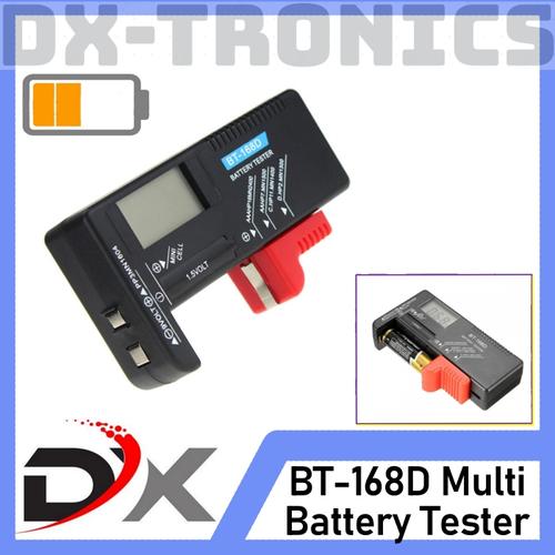 Tester Batteria Analogico Portatile - Per AA, AAA, C, D, 9V E Celle A